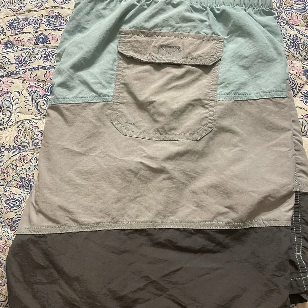Merona Striped Men’s Swim Trunks